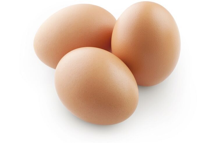 Oeufs de poule pour augmenter la puissance